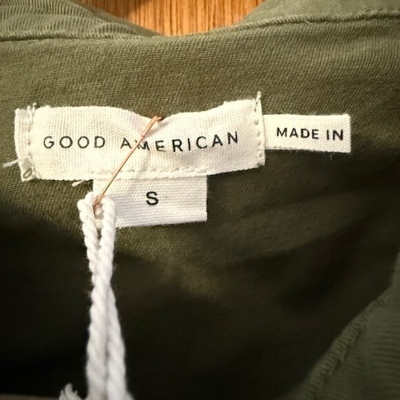 Good American Women's Fit For Success Green Utility Jumpsuit Size SMALL-NWT - Picture 4 of 8